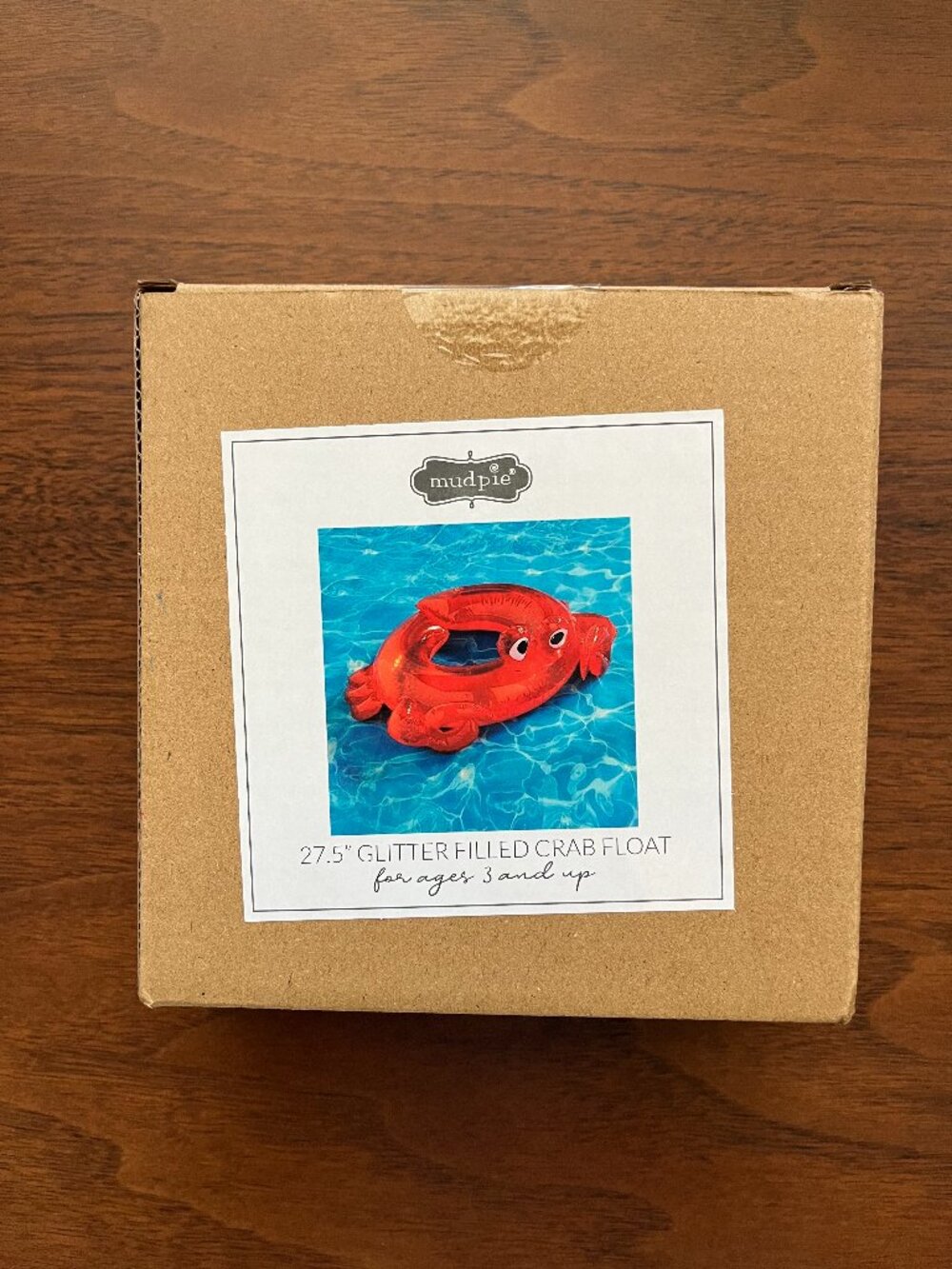 Glitter Filled Crab Float